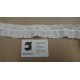 TIRA BORDADA FRUNCIDA 4 CM  40% ALG 60% POL