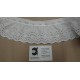 TIRA BORDADA FRUNCIDA 9 CM  40% ALG 60% POL