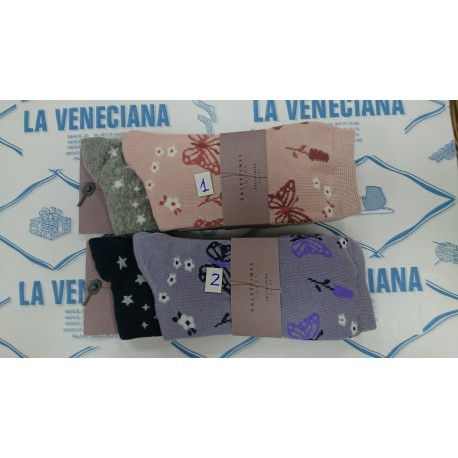 CALCETIN FANTASIA MUJER PACK DE 2