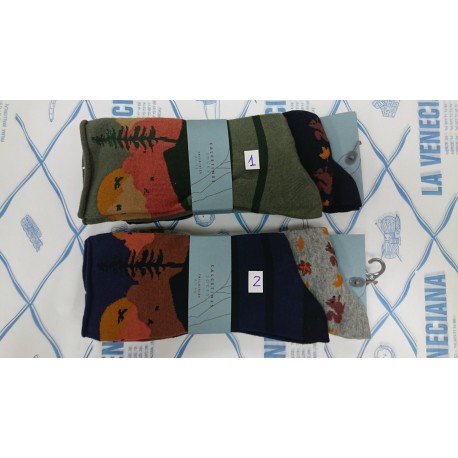 CALCETÍN HOMBRE SIN PUÑO PACK DE 2