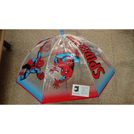 PARAGUAS SPIDERMAN BURBUJA 45 CM