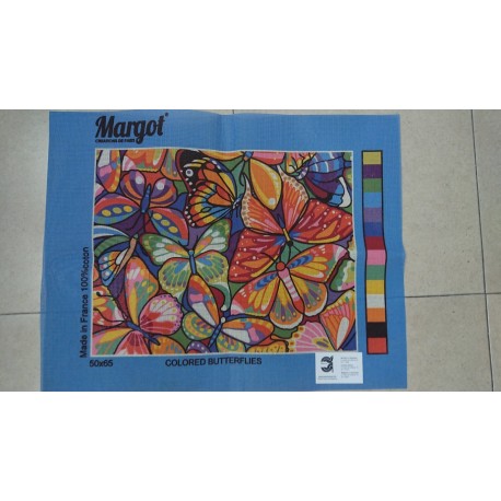 CAÑAMAZO  MARIPOSAS 50*65 CM