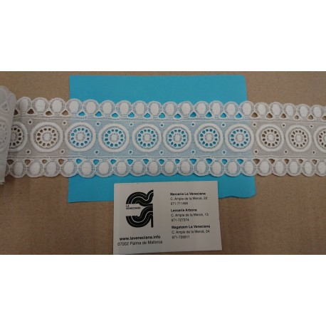 ENTREDOS DE TIRA BORDADA 6 CM