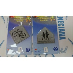 APLICACION REFLECTANTE PARA PEATÓN O CICLISTA APROX 6*6 CM