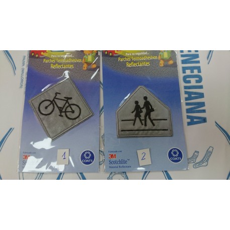 APLICACION REFLECTANTE PARA PEATÓN O CICLISTA APROX 6*6 CM