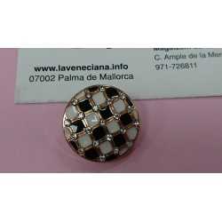 BOTON METAL SIMIL STRASS NICKEL FREE