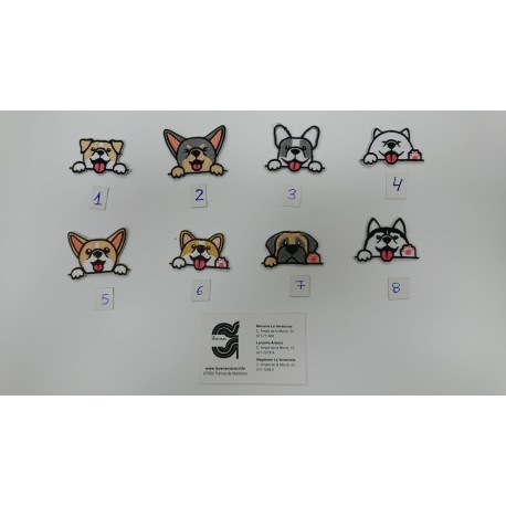 APLICACION PERRITOS APROX 5*4 CM AUTOADHESIVO