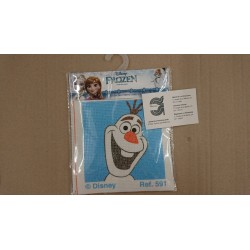 KIT FROZEN MEDIO PUNTO 15*18 CM CONTIENE AGUJA E HILOS