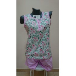 PIJAMA MUJER ALGODON 100% TIRANTES