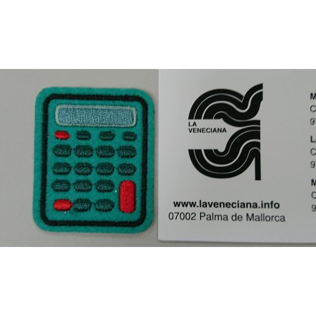 MOTIVO TERMOADHESIVO CALCULADORA 4*6 CM
