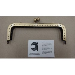 CIERRE MONEDERO/BOLSO 18 CM ORO VIEJO