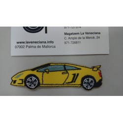 APLICACION COCHE DEPORTIVO 7*4 CM TERMOADHESIVA