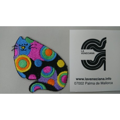 APLICACION GATOS APROX 5*3.5 CM TERMOADHESIVA