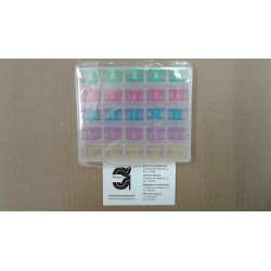 CAJA 25 CANILLAS DE COLORES