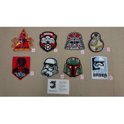 APLICACION STAR WARS  8*8 CM TERMOADHESIVAS