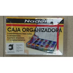 CAJA ORGANIZADORA 17 COMPARTIMENTOS 18*4*24 CM