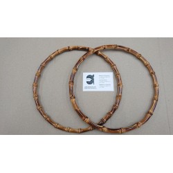 PAR ASAS BAMBU DE 23 CM DE DIAMETRO APROX