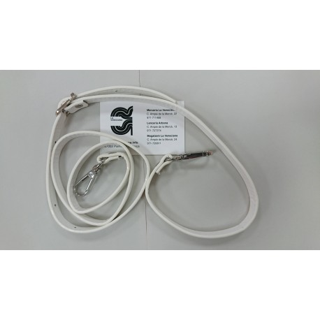 CORREA PIEL BOLSO CON MOSQUETONES 1 CM POR 1.10 REGULABLE