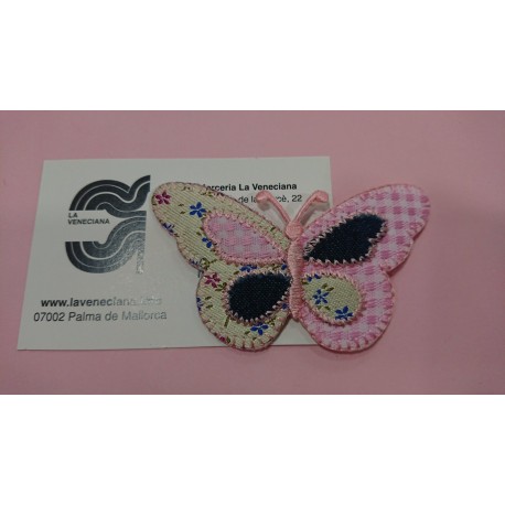 APLICACION MARIPOSA 8*5 CM TERMOADHESIVA
