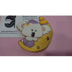 APLICACION OSOS LUNA 7*6 CM TERMOADHESIVA