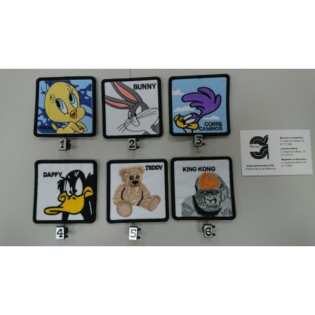 APLICACION LOONEY TUNES 5*6 TERMOADHESIVA