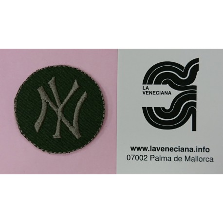APLICACION REDONDA 'NY'  3.5 CM TERMOADHESIVA