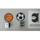 APLICACION PELOTA FUTBOL O BASKET 25 MM  CM TERMOADHESIVA