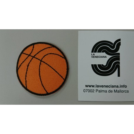 APLICACION PELOTA BASQUET 40 MM CM TERMOADHESIVA