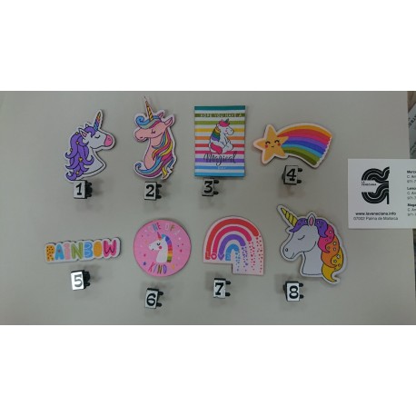 APLICACION UNICORNIOS APROX 8*4 CM TERMOADHESIVA