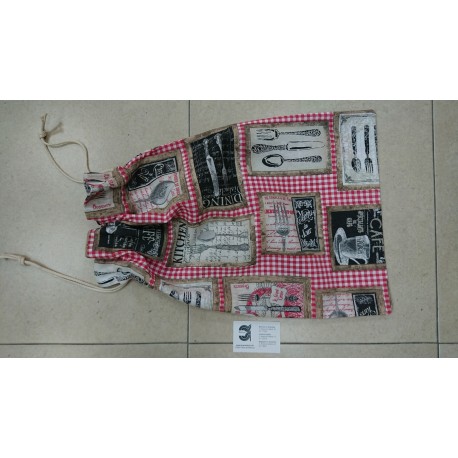 BOLSA DE PAN 'TENEDORES' 55*37 CM ALG/POL