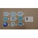 APLICACIONES APROX 55*55 MM MARINAS TERMOADHESIVAS