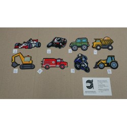 APLICACION MOTOR APROX 8.5*4 CM TERMOADHESIVA