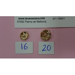 BOTON FLOR SIMIL METAL