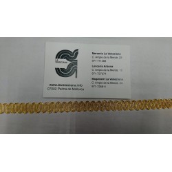 GALON METALIZADO 5 MM DORADO