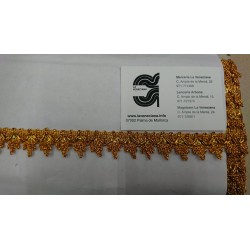 GALON METALIZADO 2 CM CON PUNTAS
