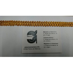GALON METALIZADO 5 MM DORADO