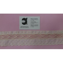 TIRA BORDADA 55 MM 50% ALGODON 50% POL