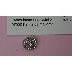 BOTON METAL STRASS PIE