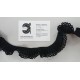 PLISADO DE 25 MM CON PUNTILLA DE 6 MM