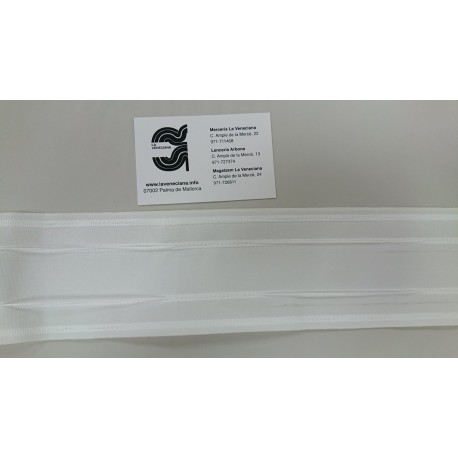 CINTA CORTINA  TABLAS 3 CORDONES