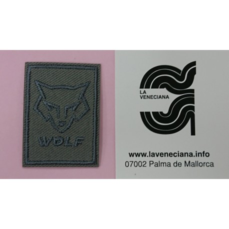 APLICACION 'WOLF' 3*4 CM TERMOADHESIVA