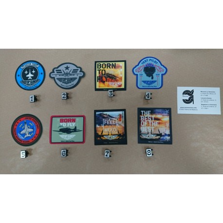 APLICACION TOP GUN APROX 6.5 CM TERMOADHESIVA