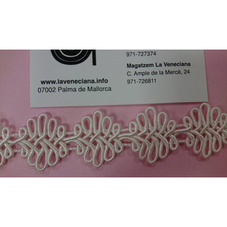 GALON RAYON 2.5 CM ALGODON 25% VISCOSA 75%