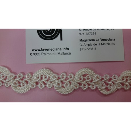 GALON RAYON APROX 2 CM 25%ALGODON 75% VISCOSA