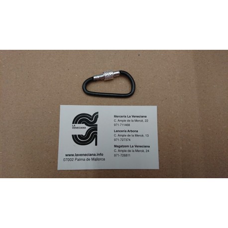 MOSQUETON ALUMINIO NIKELFREE 46 MM