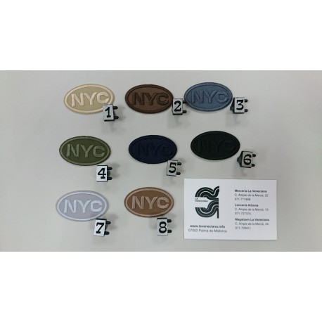 APLICACION 'NYC' 45*25 MM  TERMOADHESIVA
